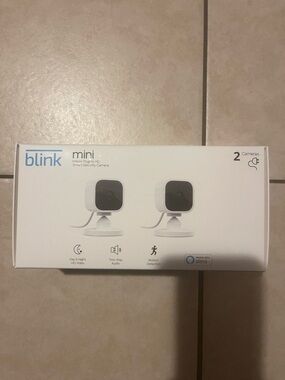 Blink Mini Indoor Security Cameras - White